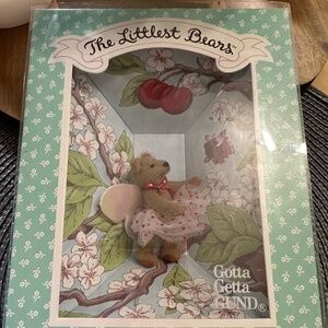 Littlest Bears by Gund #7013 CHERRY TREE FAERIE, 2.5" NEW from Retail Store